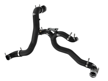 Picture of AFE 18-22 Kia Stinger V6-3.3L BladeRunner Alum Hot/Cold Charge Pipe Kit Black