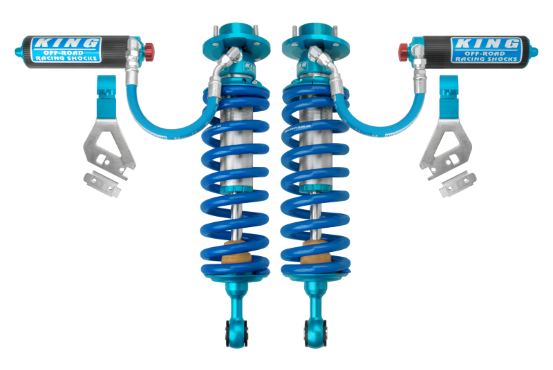 Picture of King Shocks 2022+ Toyota Tundra Front 2.5 Dia w/ Remote Reservoir Coilover & Adjuster (Pair)