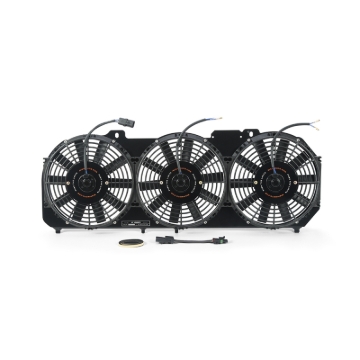Picture of Mishimoto 89-01 Jeep Cherokee XJ 4.0L Performance Aluminum Fan Shroud w/o Controller - Black
