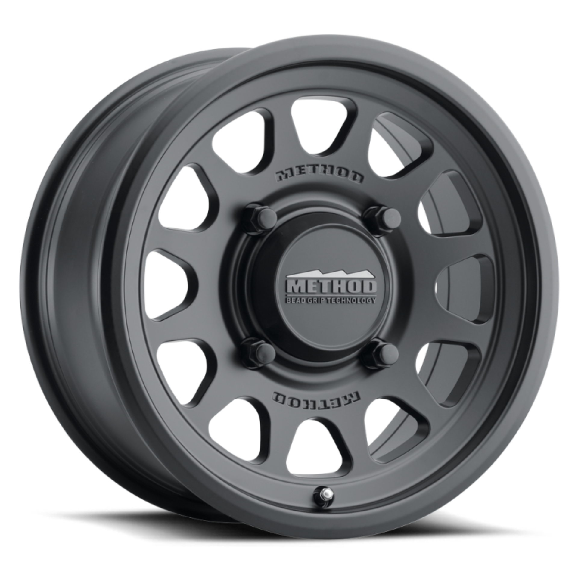 Picture of Method MR414 Bead Grip 15x7 / 4+3/13mm Offset / 5x4.5 / 76mm CB Matte Black Wheel