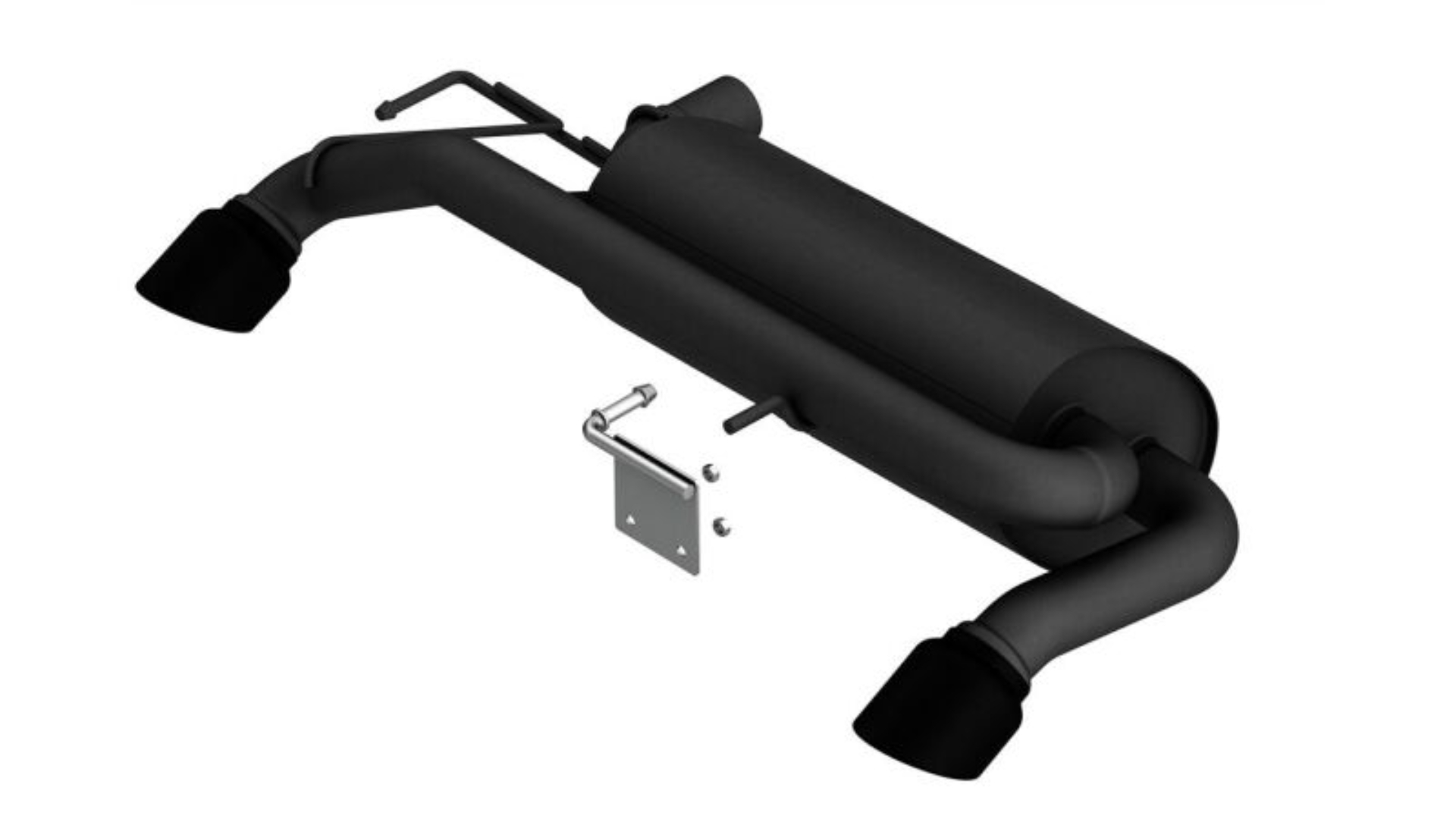 Picture of Borla 21-22 Ford Bronco 2.7L V6 4WD Touring Axle Back Exhaust w/ Black Coated Tips
