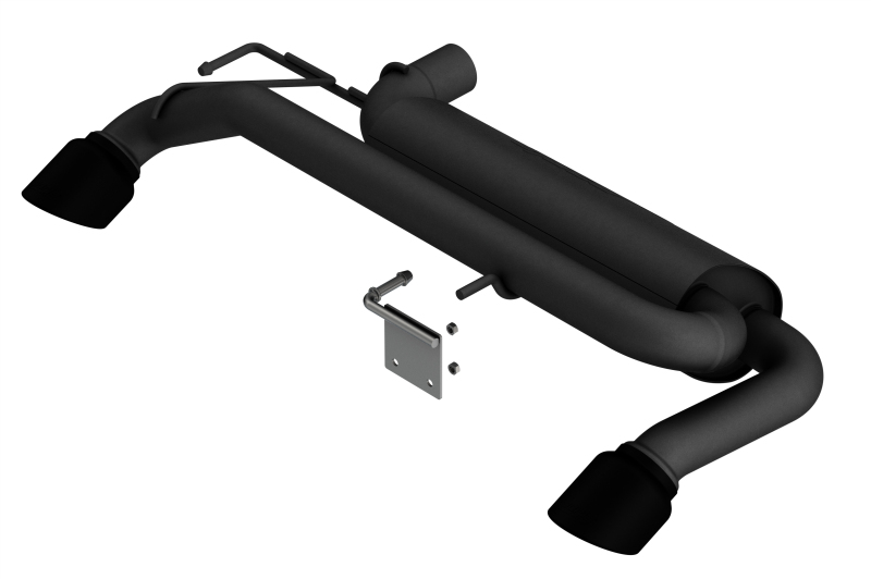 Picture of Borla 21-22 Ford Bronco 2.3L 4WD S-Type Axle Back Exhaust w/ Black Coated Tips