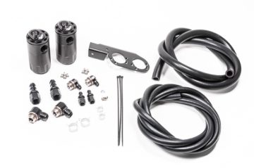 Picture of Radium Engineering Dual Catch Can Kit Nissan Z33 V35 VQ35DE/HR Fluid Lock