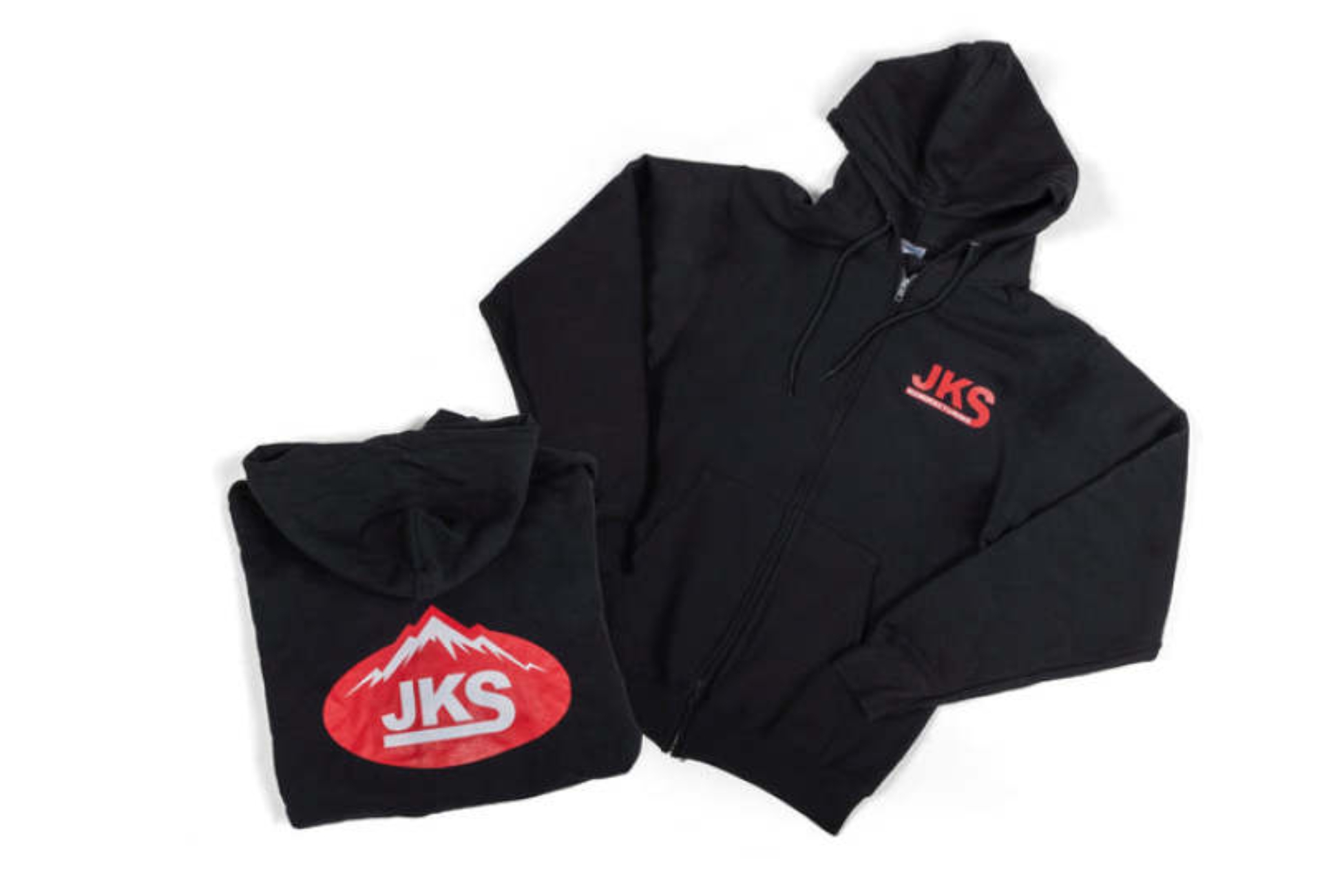 Picture of JKS Manufacturing Zippered Black Hoodie - Medium