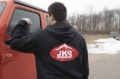 Picture of JKS Manufacturing Zippered Black Hoodie - Medium