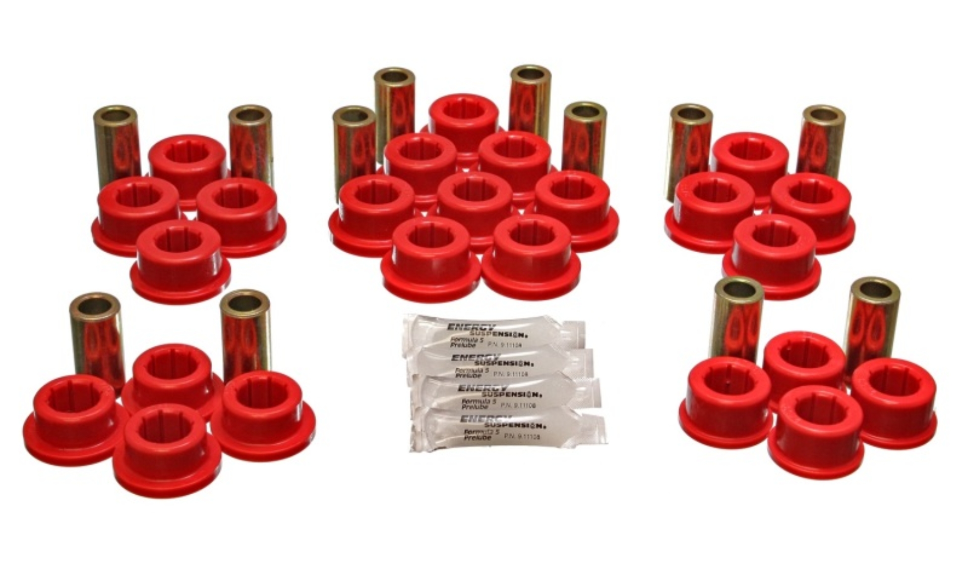 Picture of Energy Suspension 87-92 Toyota Supra Red Rear Control Arm Bushing Set