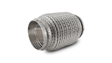 Picture of Vibrant SS Flex Coupling w/ Interlock Liner and Mesh Braid 3in Inlet/Outlet x 6in long