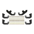 Picture of Westin 05-22 Toyota Tacoma Double Cab Outlaw Drop Nerf Step Bars - Textured Black