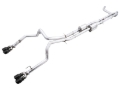 Picture of AWE Tuning 22-23 GMC Sierra 1500 AT4X 6.2L 0FG Catback Split Dual (Flat Bumper) - Diamond Black Tips