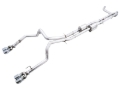 Picture of AWE Tuning 22-23 GMC Sierra 1500 AT4X 6.2L 0FG Catback Split Dual (Flat Bumper) - Chrome Silver Tips
