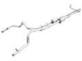 Picture of AWE Tuning 22-23 GMC Sierra 1500 AT4X 6.2L 0FG Catback Split Dual (Flat Bumper) - Bashguard(No Tips)