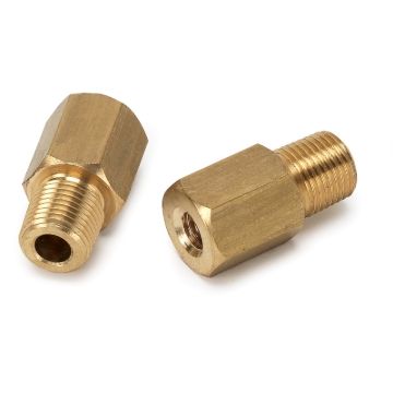 Picture of AutoMeter Stack Adapter M6X1 Female To 1/8in NPTF Male