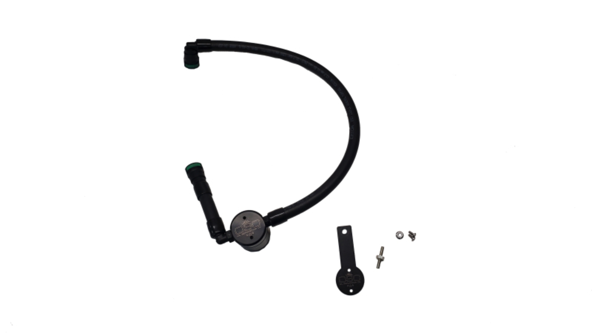 Picture of J&L 16-25 Dodge Durango / Jeep Grand Cherokee 3.6L Oil Separator 3.0 Passenger Side - Black Anod