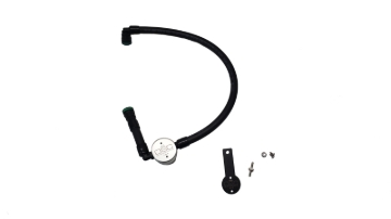 Picture of J&L 16-25 Dodge Durango / Jeep Grand Cherokee 3.6L Oil Separator 3.0 Passenger Side - Clear Anod