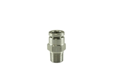 Picture of Turbosmart 1/8in NPT to Straight 1/4in Pushloc Stainless Steel