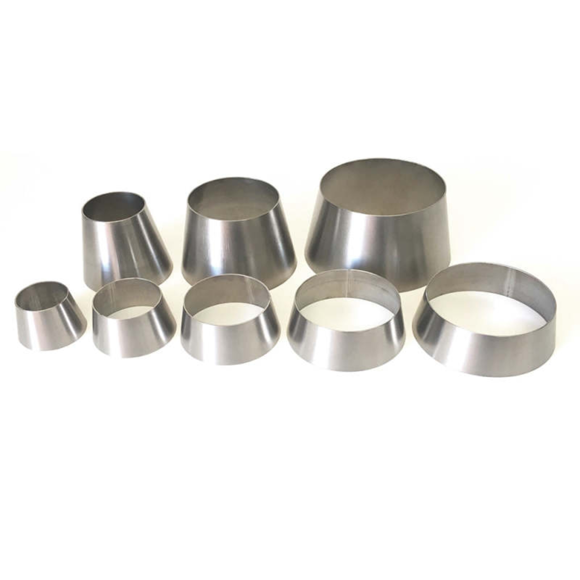 Picture of Ticon Industries 1.2mm Thickness 3in to 4in Titanium Transition Reducer Cone