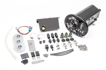 Picture of Radium Engineering Mazda RX7 FD Fuel Hanger Surge Tank Ti Automotive E5LM - Pumps Not Included