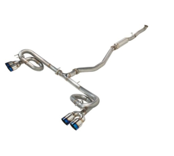 Picture of Remark 2022+ Honda Civic Hatchback Sport Touring FL1 (Link Loop)Cat-Back Exhaust Burnt Stainless Tip