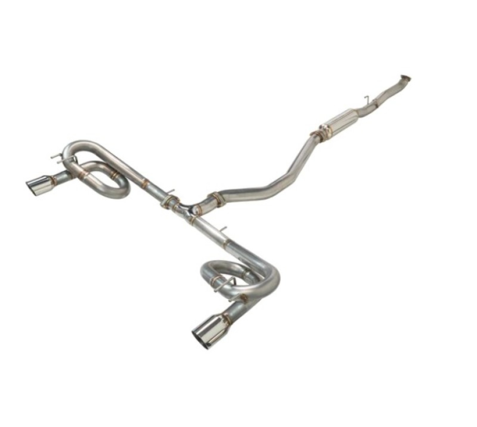 Picture of Remark 2022+ Honda Civic Si FE1 Sport Touring (Link Loop) Cat-Back Exhaust w/ Stainless Steel Tip