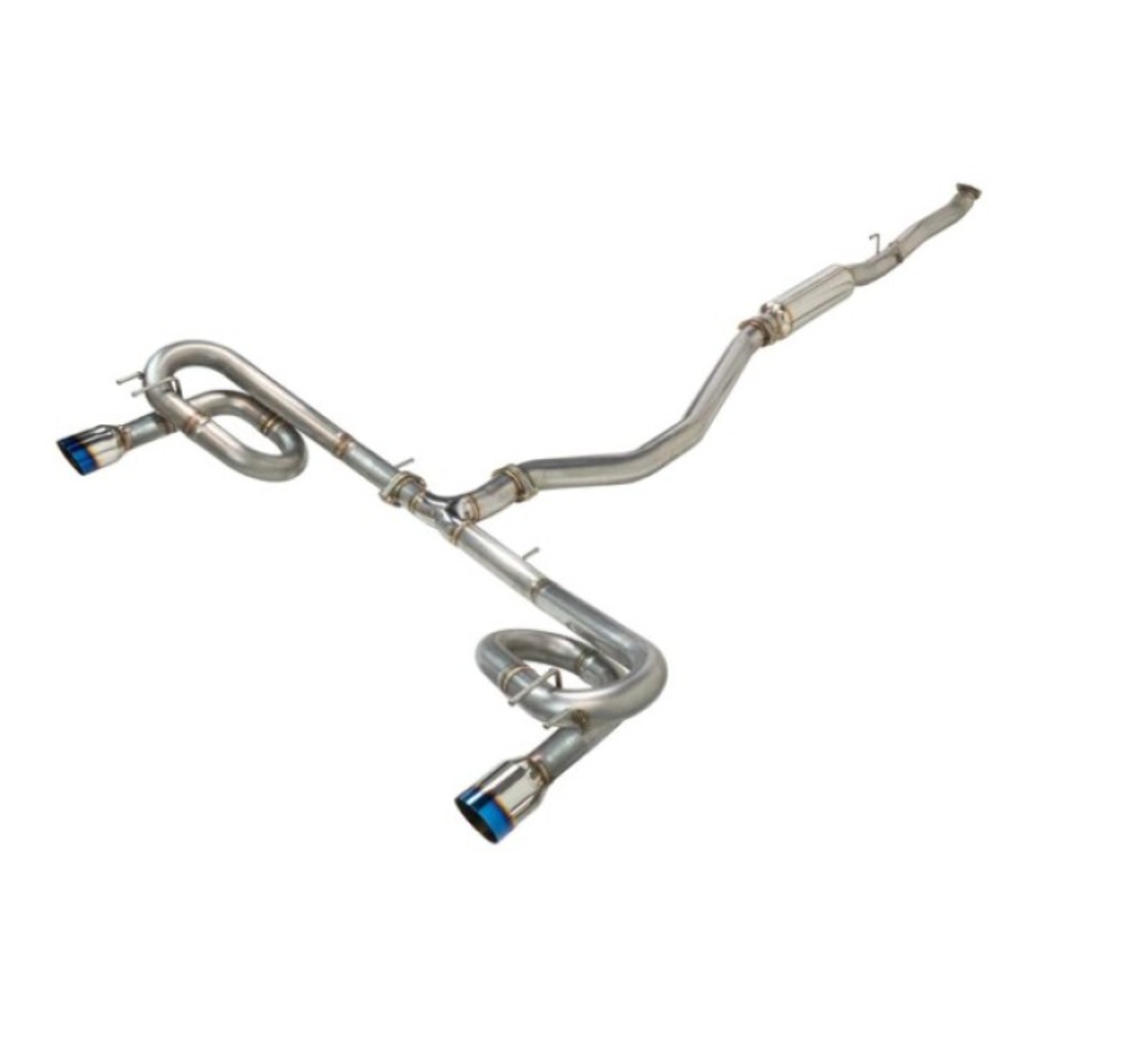 Picture of Remark 2022+ Honda Civic Si FE1 Sport Touring (Link Loop) Cat-Back Exhaust w/ Burnt Stainless Tip