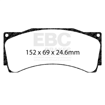 Picture of EBC RP-1 Brake Pad Sets - DP8080RP1