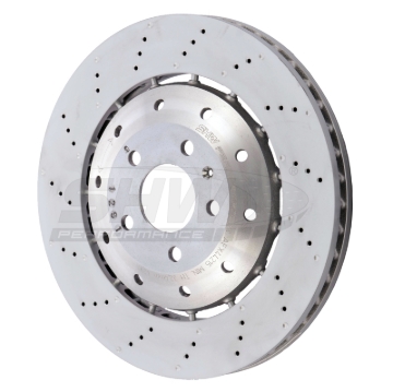 Picture of SHW 08-12 Audi R8 4.2L (Excl Ceramic Brakes) Front Drill-Dimp Lightweight Brake Rotor (420615301D)