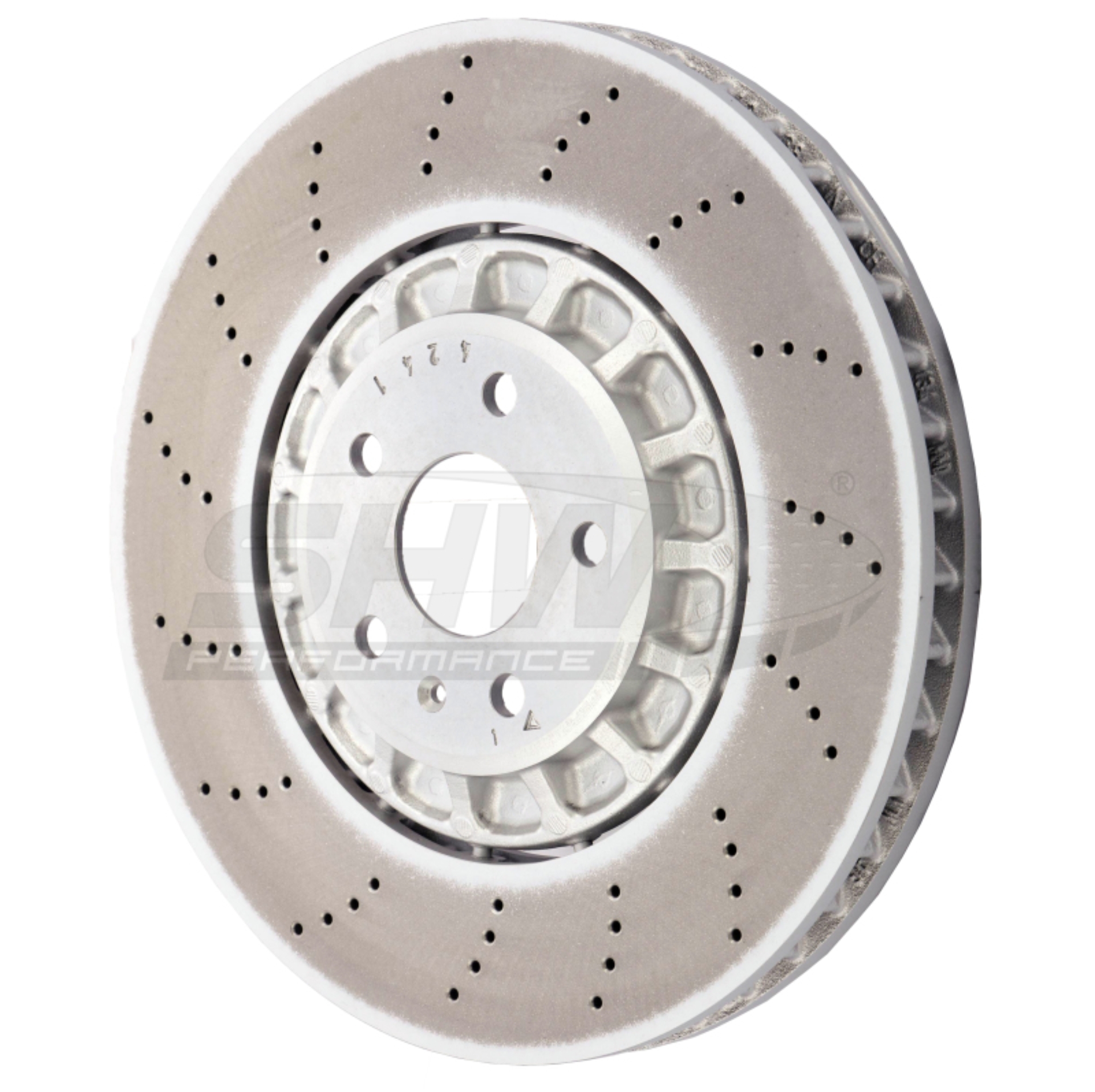 Picture of SHW Performance SHW Drilled Lightweight Rotors Brake Rotors - AFX44325
