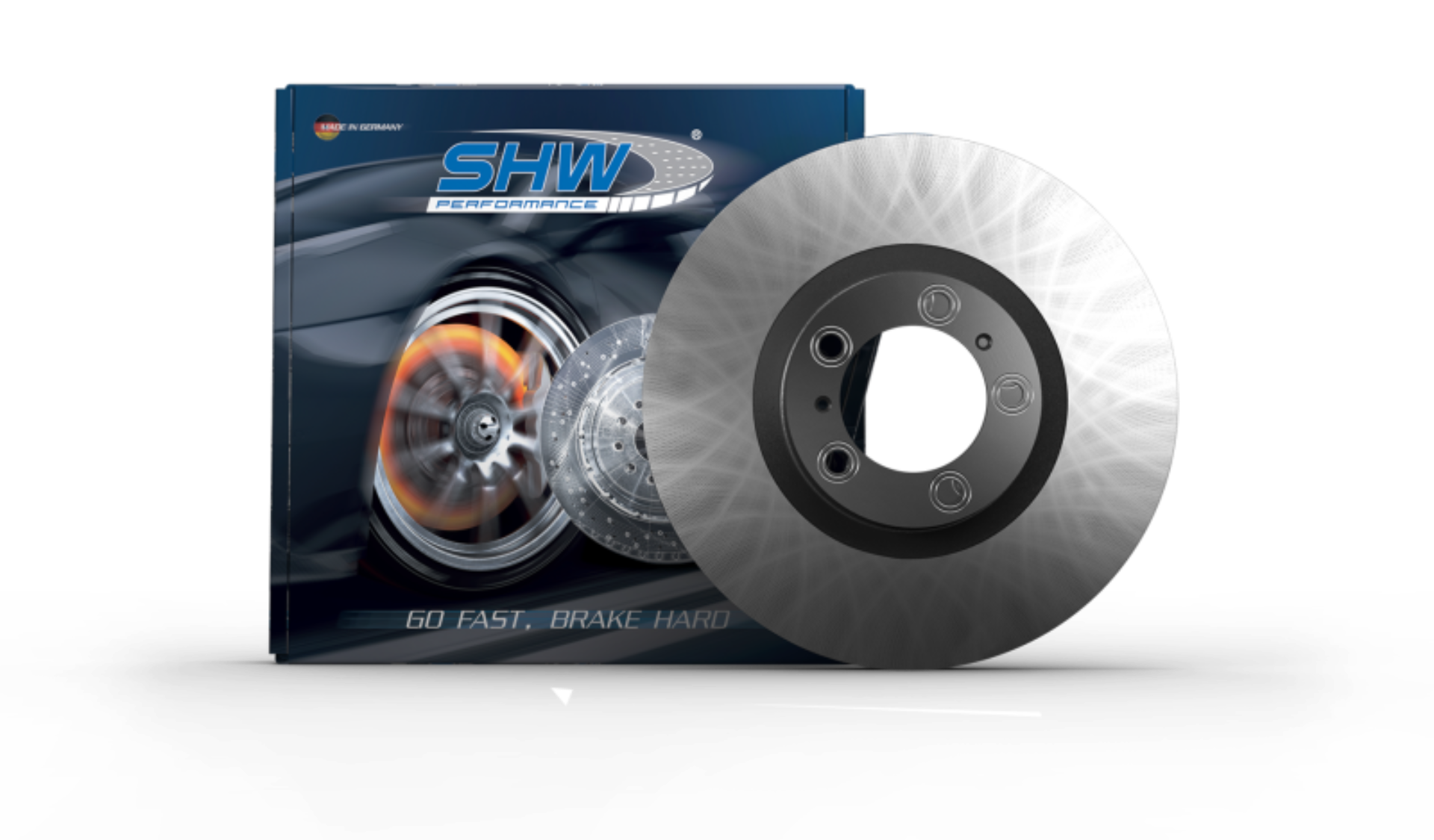 Picture of SHW Performance SHW Smooth Monobloc Rotors Brake Rotors - BFL35291