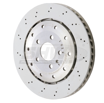 Picture of SHW 08-12 Audi R8 4.2L (Excl Ceramic Brakes) Rear Drill-Dimp Lightweight Brake Rotor (420615601F)