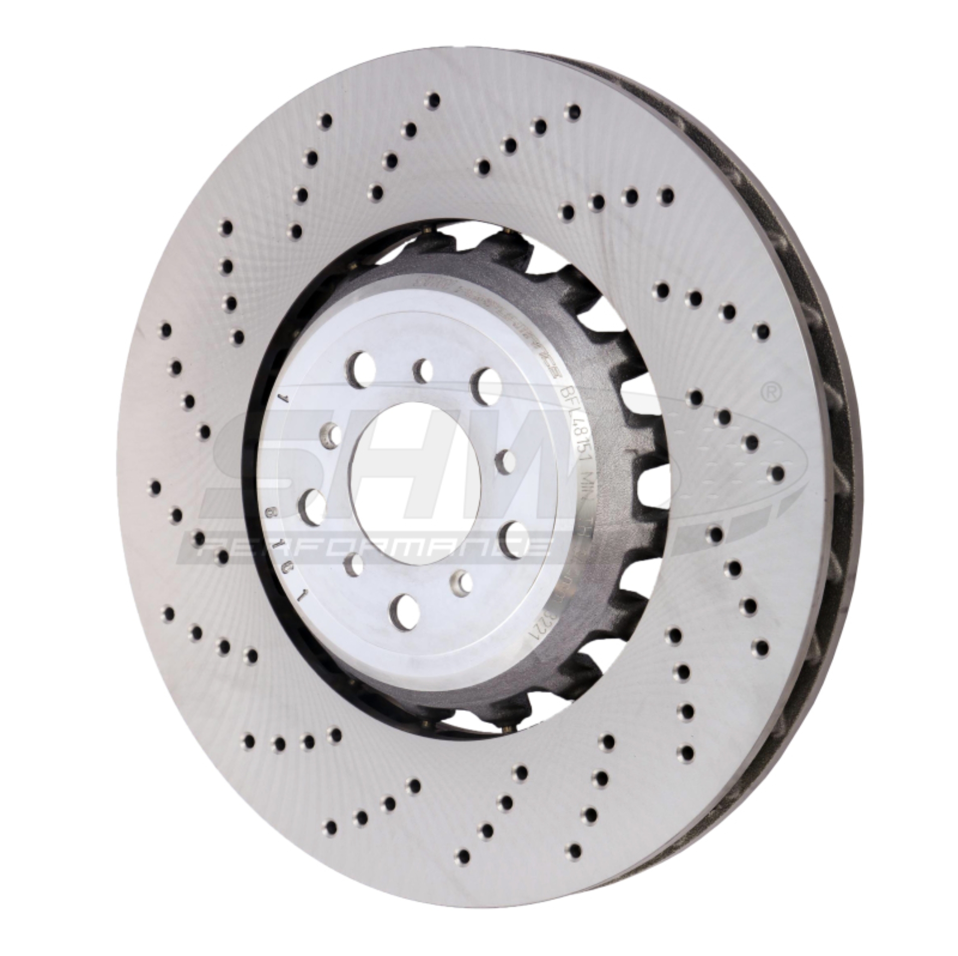Picture of SHW Performance SHW Drilled Lightweight Rotors Brake Rotors - BFL48151