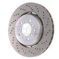 Picture of SHW Performance SHW Drilled Lightweight Rotors Brake Rotors - BFR44461