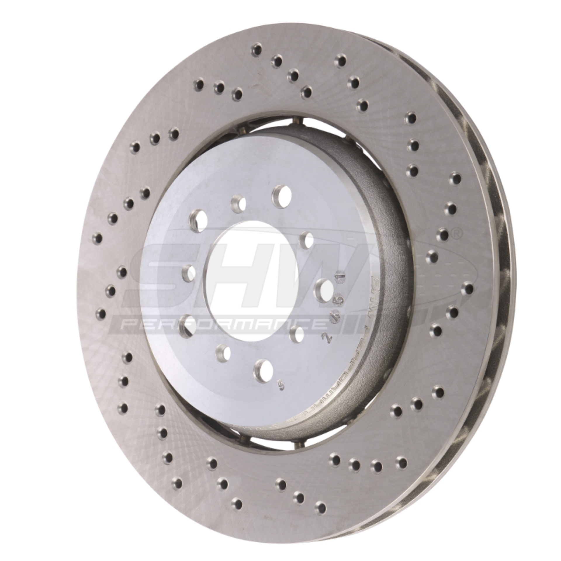 Picture of SHW Performance SHW Drilled Lightweight Rotors Brake Rotors - BFR44461