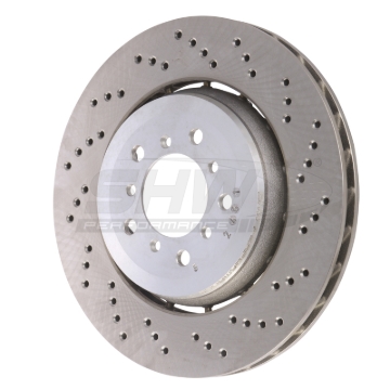 Picture of SHW 05-06 BMW M3 3.2L Right Front Cross-Drilled Lightweight Brake Rotor (34112282446)