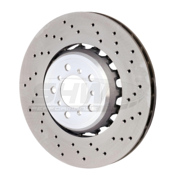 Picture of SHW 15-18 BMW M3 3.0L Right Front Cross-Drilled Lightweight Brake Rotor (34112284810)