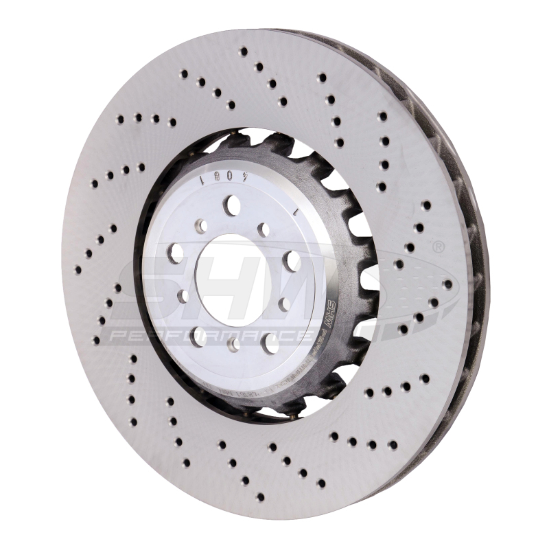 Picture of SHW Performance SHW Drilled Lightweight Rotors Brake Rotors - BFR48161