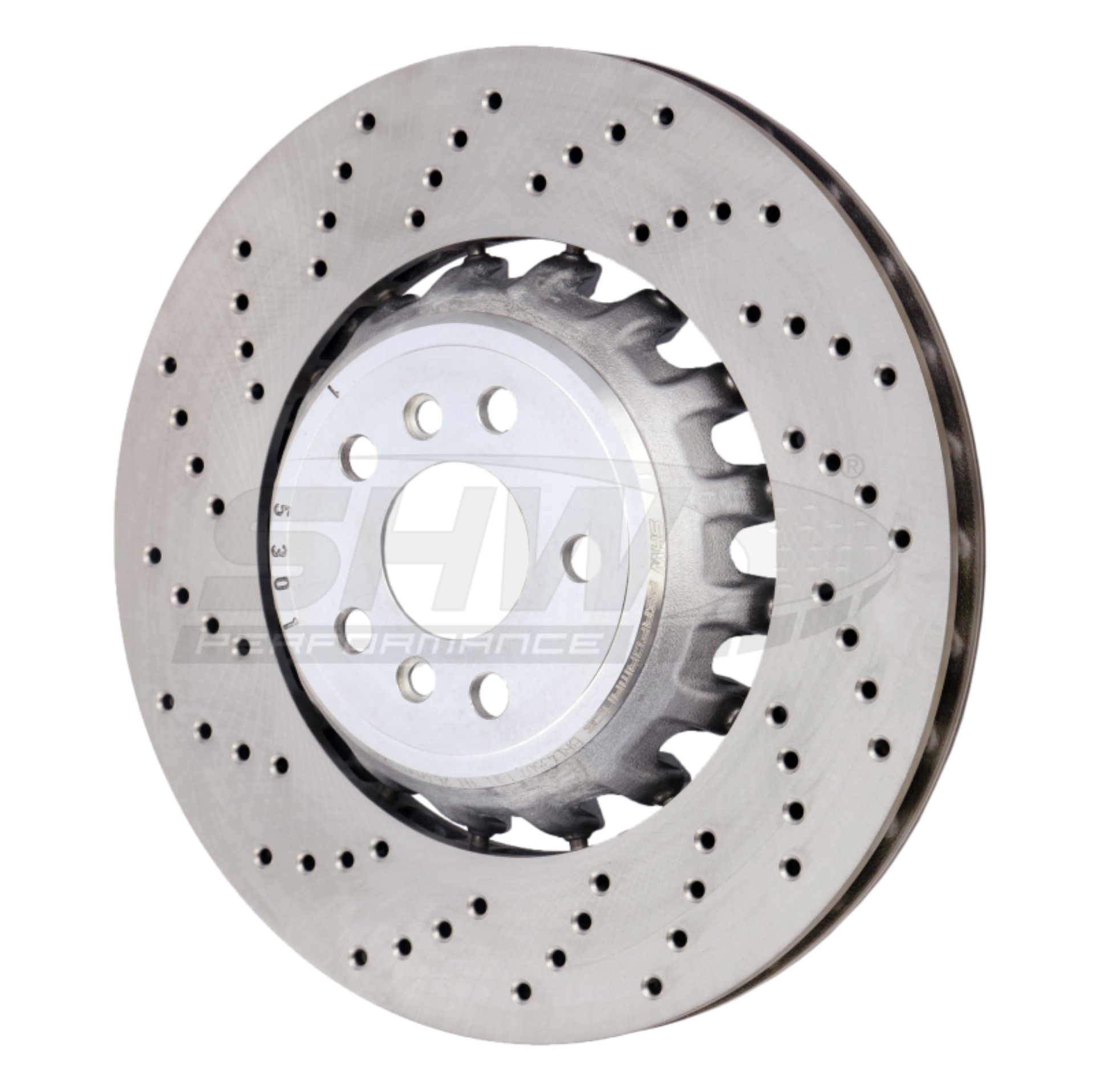 Picture of SHW Performance SHW Drilled Lightweight Rotors Brake Rotors - BRL43507
