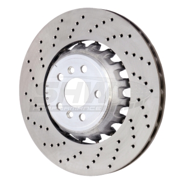 Picture of SHW 2020 BMW X5 M 4.4L Left Rear Cross-Drilled Lightweight Brake Rotor (34208074285)