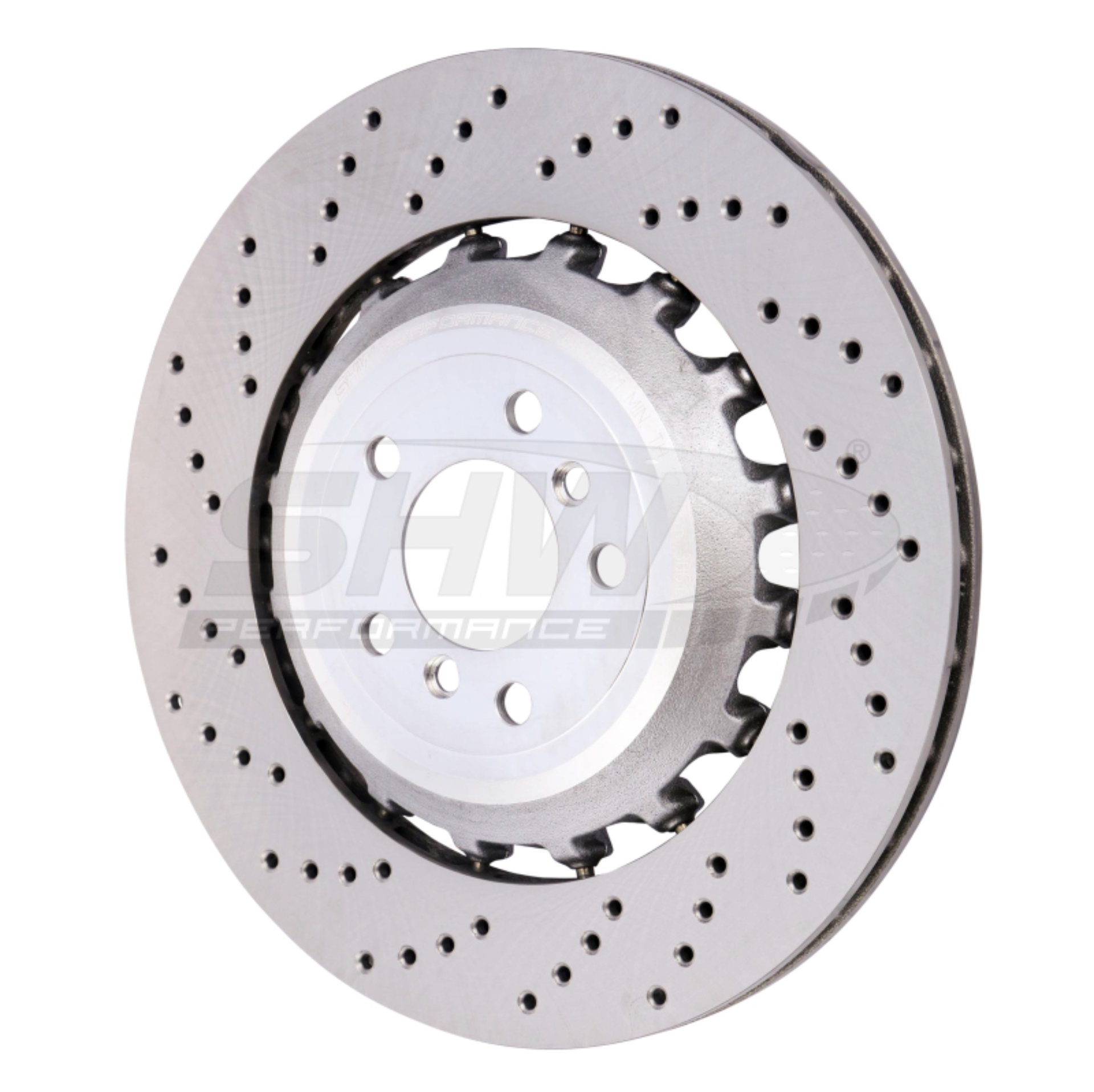 Picture of SHW Performance SHW Drilled Lightweight Rotors Brake Rotors - BRL48171