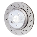 Picture of SHW Performance SHW Drilled Lightweight Rotors Brake Rotors - BRR42834