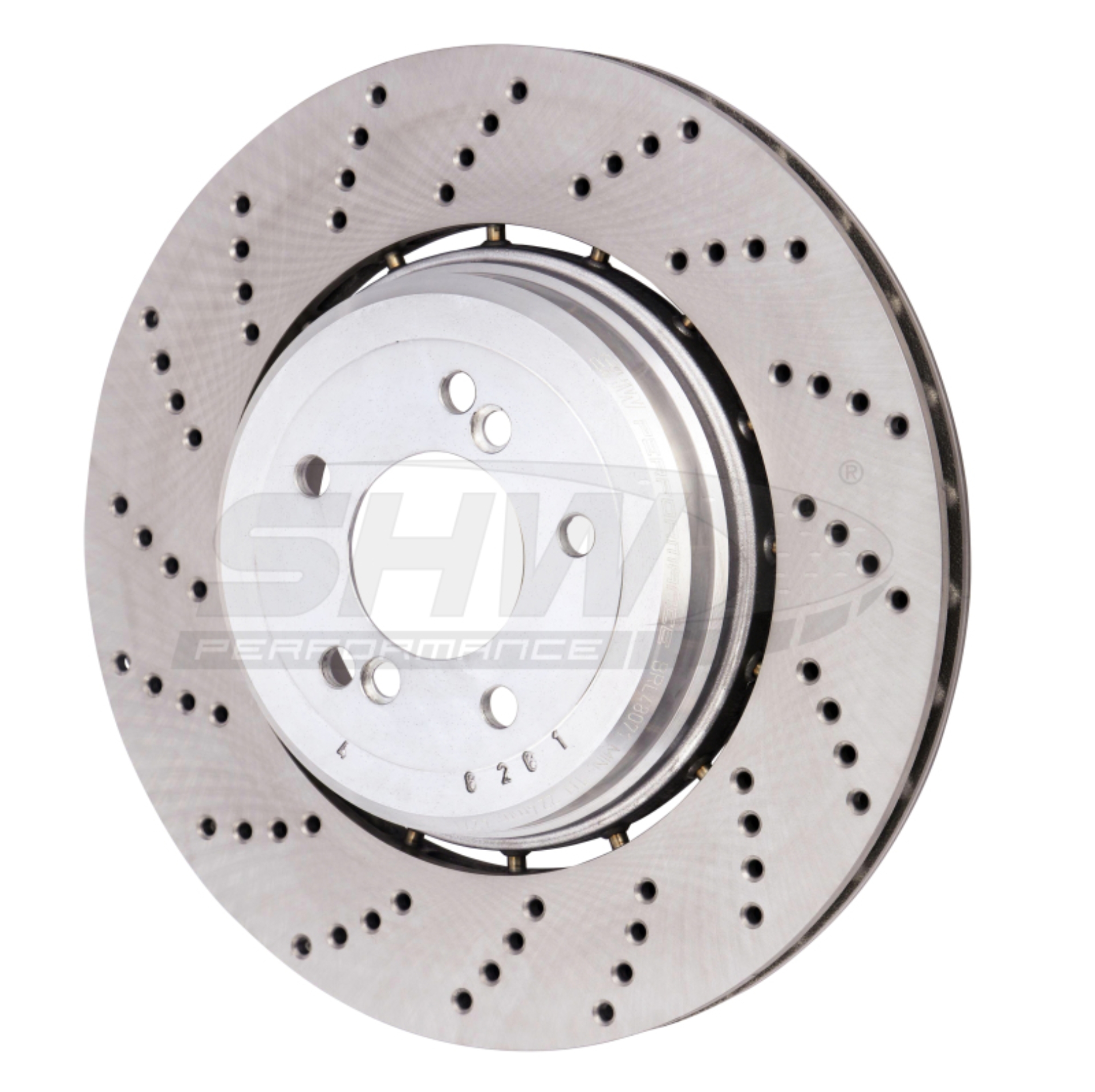 Picture of SHW Performance SHW Drilled Lightweight Rotors Brake Rotors - BRL48071