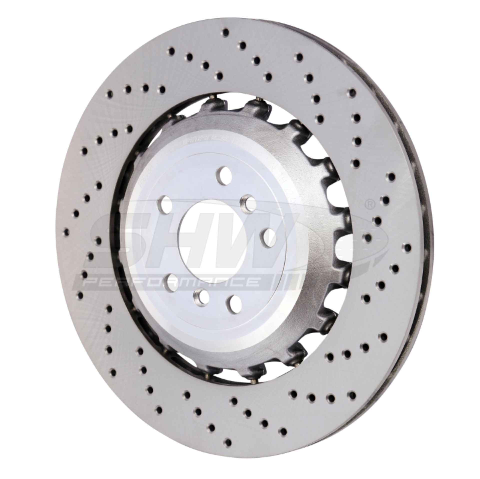 Picture of SHW Performance SHW Drilled Lightweight Rotors Brake Rotors - BRR48181