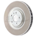 Picture of SHW 19-21 Porsche Macan S 3.0L Left Front Smooth Monobloc Brake Rotor (95B615301AA)