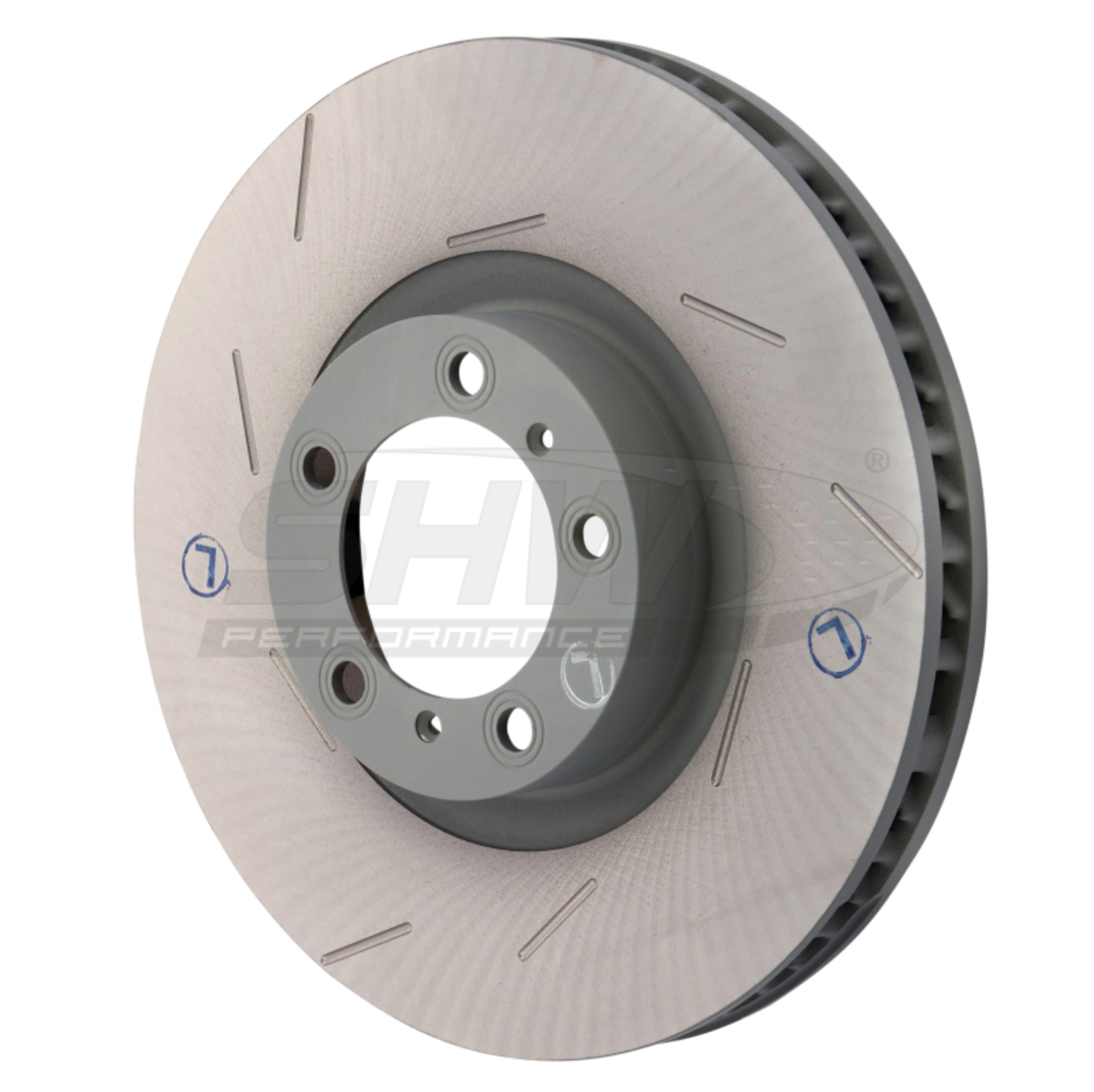 Picture of SHW Performance SHW Slotted Monobloc Rotors Brake Rotors - PFL39721
