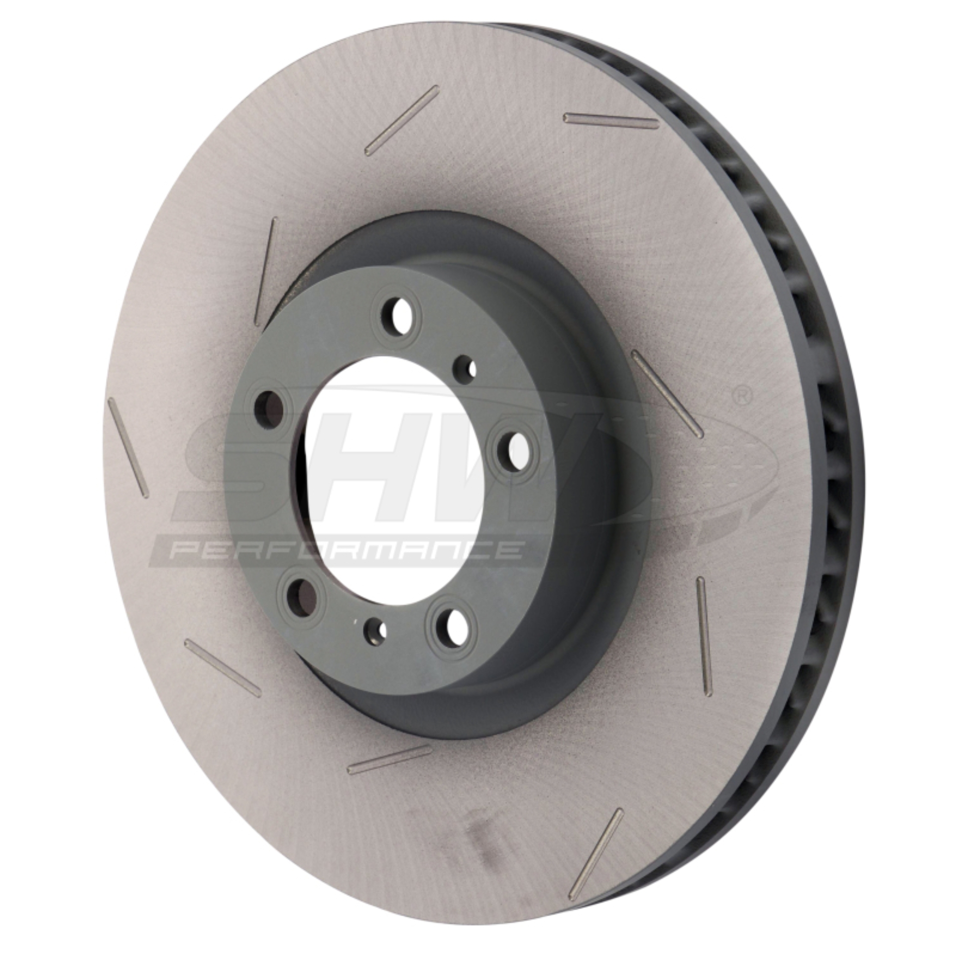 Picture of SHW Performance SHW Slotted Monobloc Rotors Brake Rotors - PFL39741