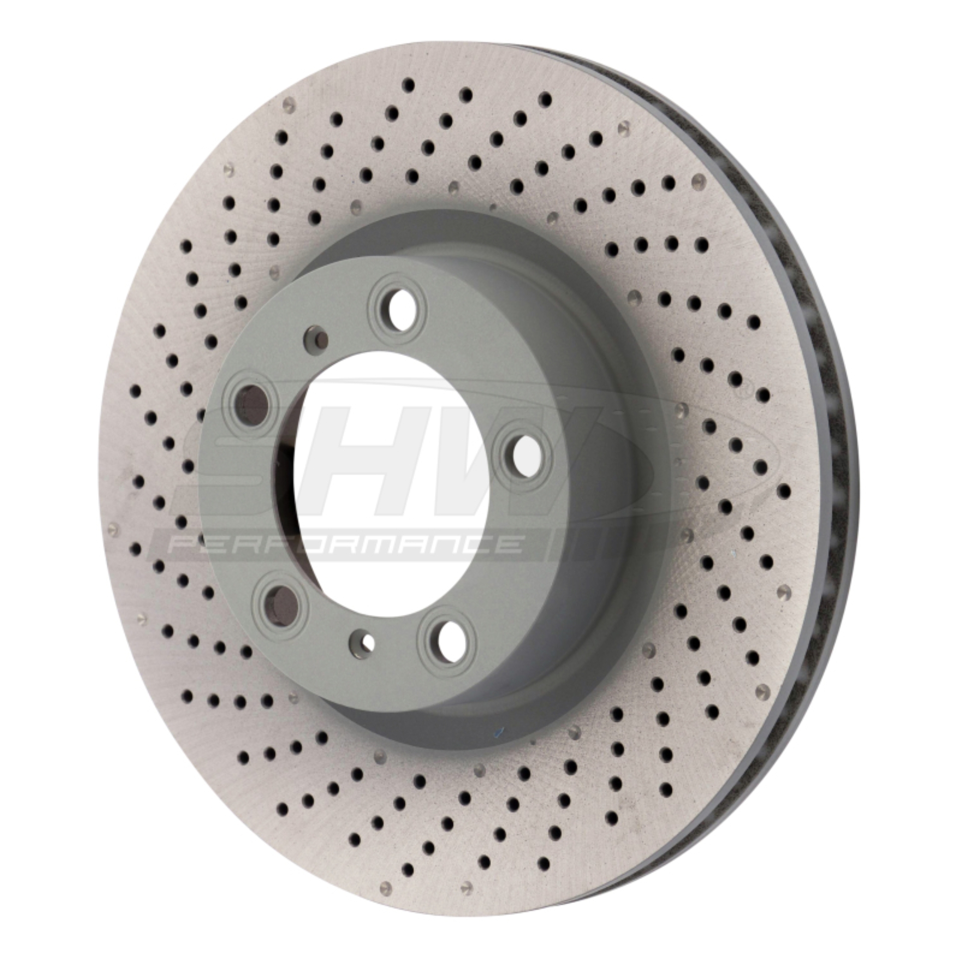 Picture of SHW Performance SHW Drilled-Dimpled MB Rotors Brake Rotors - PFL39971