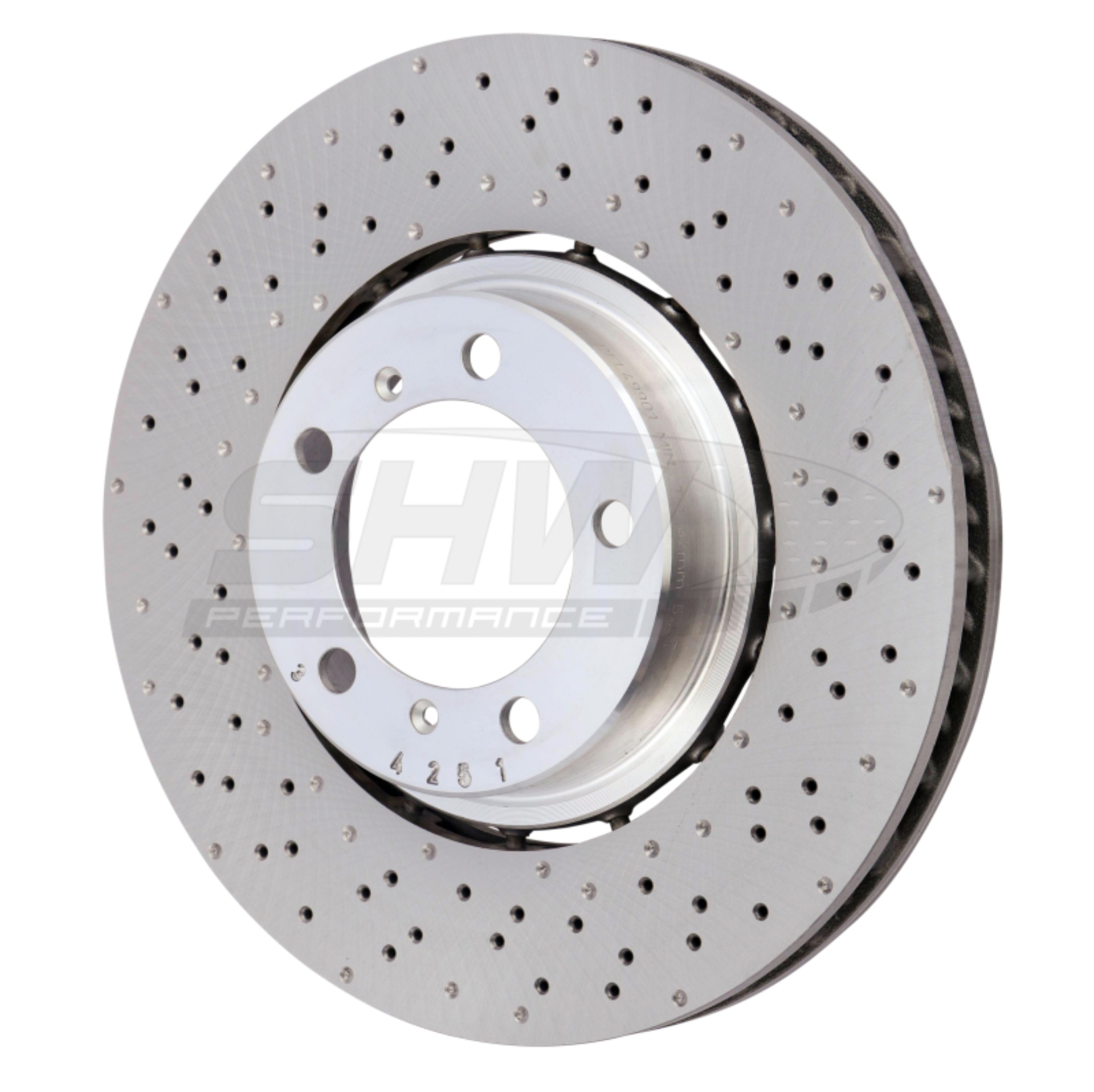Picture of SHW Performance SHW Drilled-Dimpled LW Rotors Brake Rotors - PFL49901