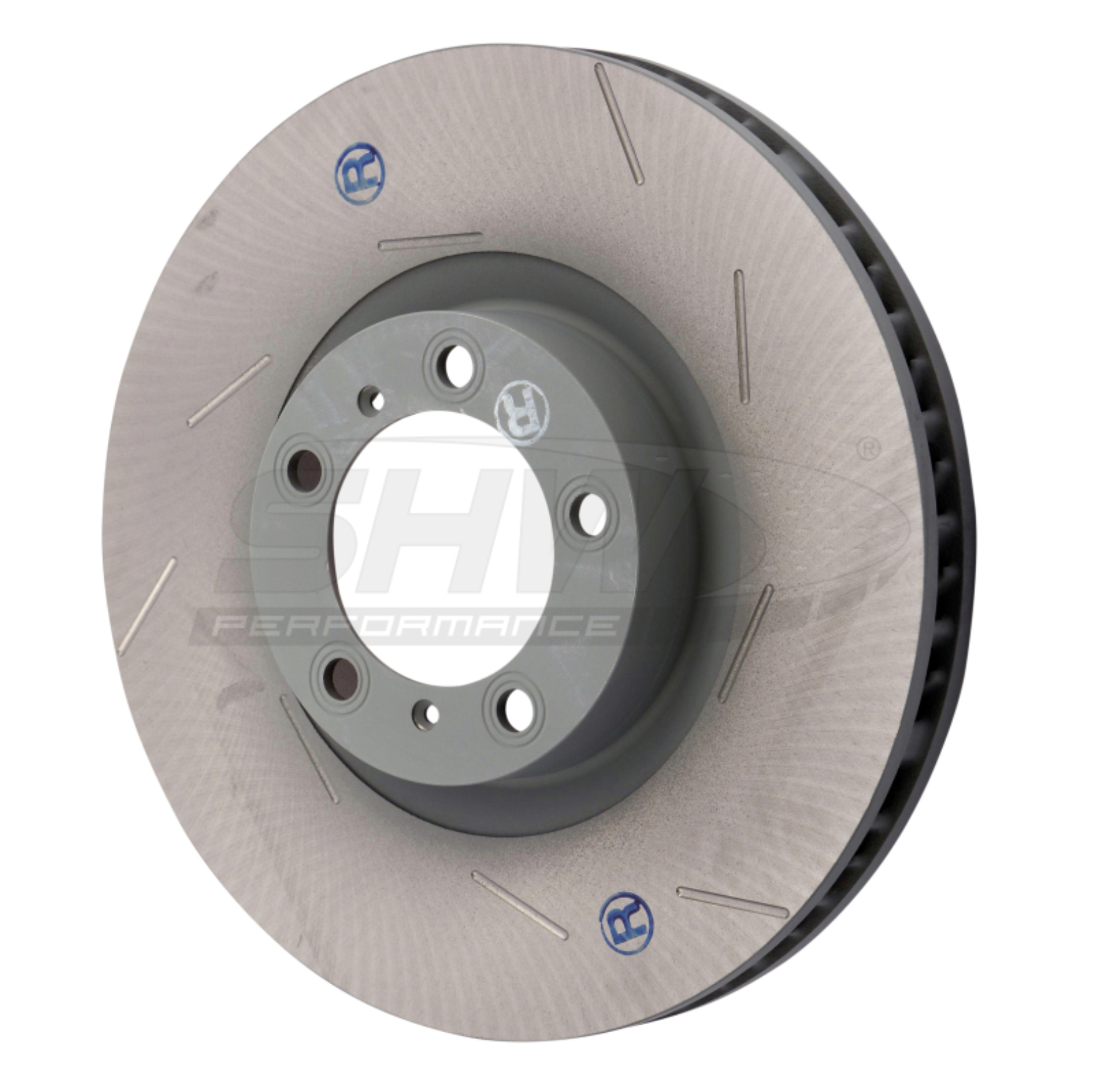 Picture of SHW Performance SHW Slotted Monobloc Rotors Brake Rotors - PFR39722