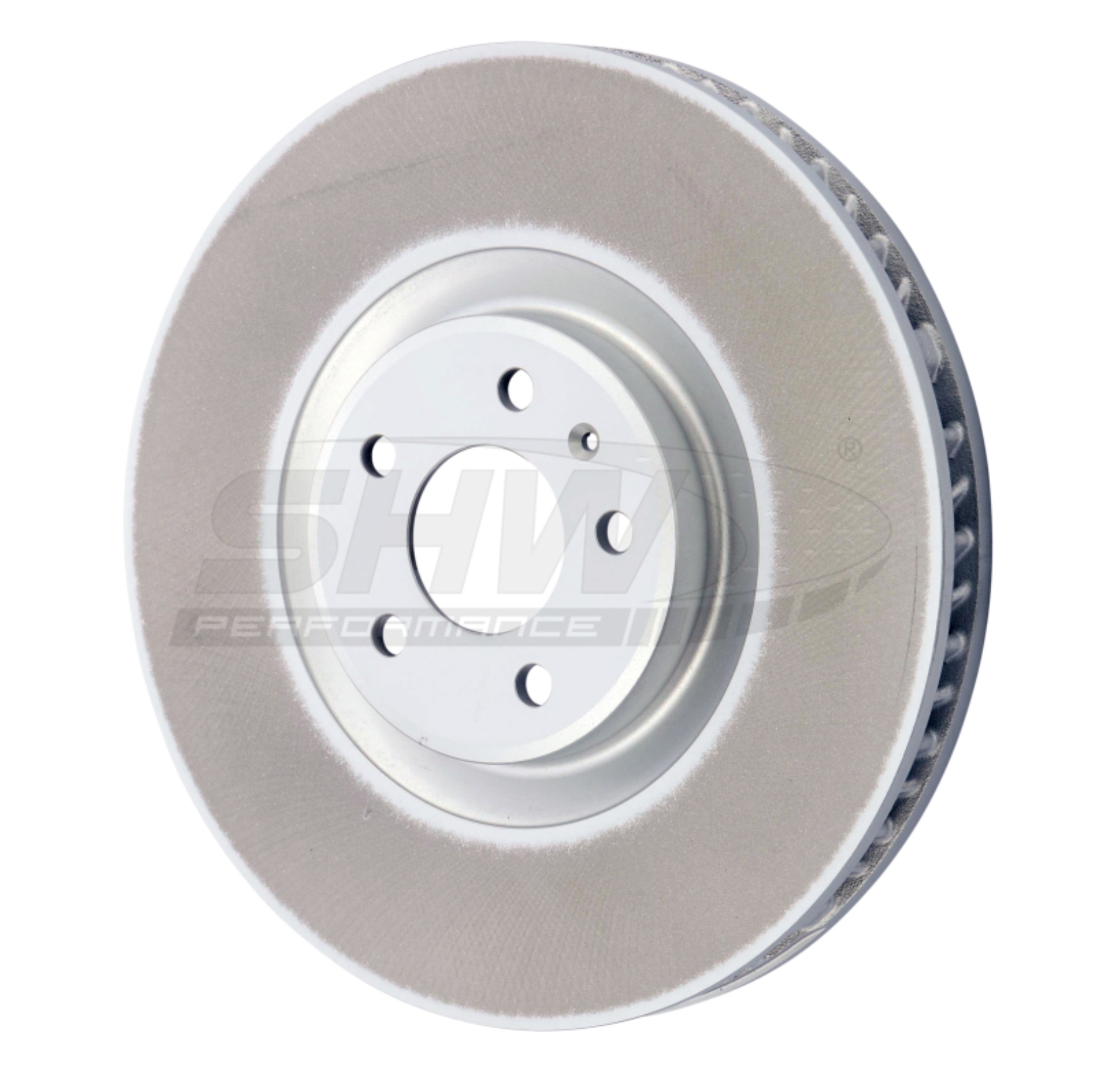 Picture of SHW 20-21 Porsche Macan GTS 2.9L Right Front Smooth Monobloc Brake Rotor (95B615302AA)