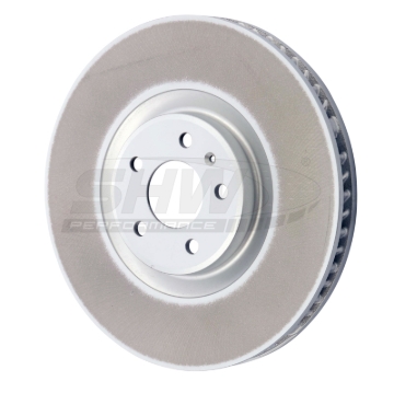 Picture of SHW 20-21 Porsche Macan GTS 2.9L Right Front Smooth Monobloc Brake Rotor (95B615302AA)