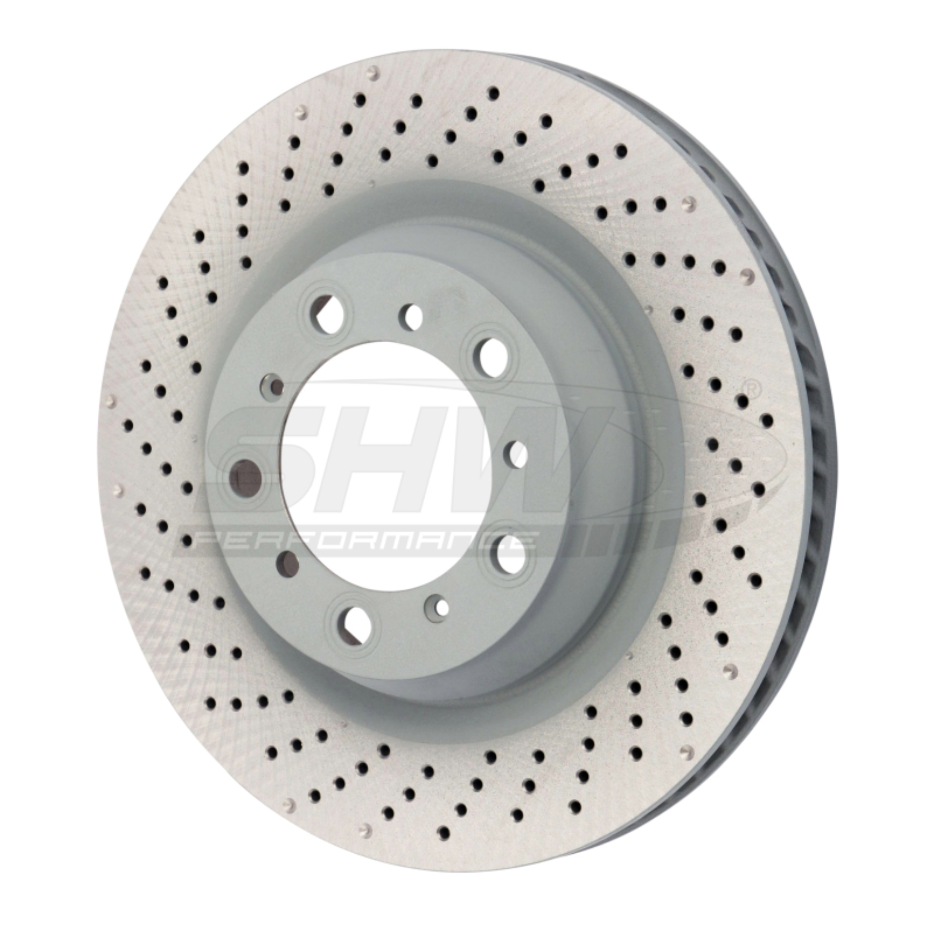 Picture of SHW Performance SHW Drilled Monobloc Rotors Brake Rotors - PRL39823